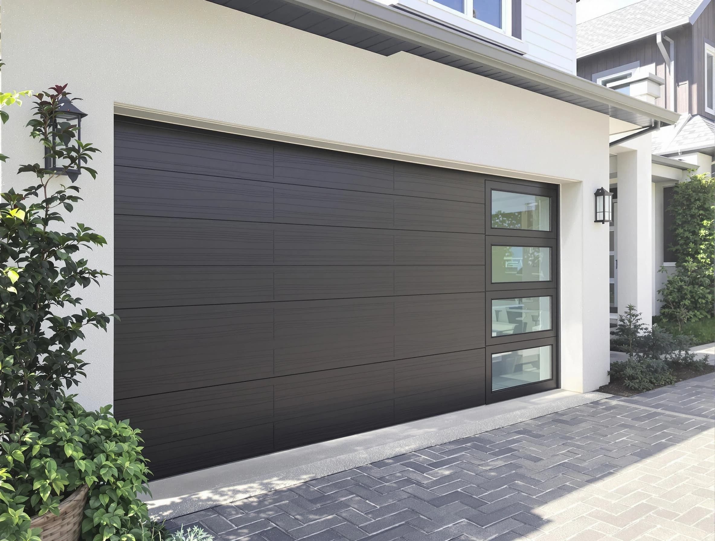 Custom garage door installation by Millcreek Garage Door Repair in Millcreek