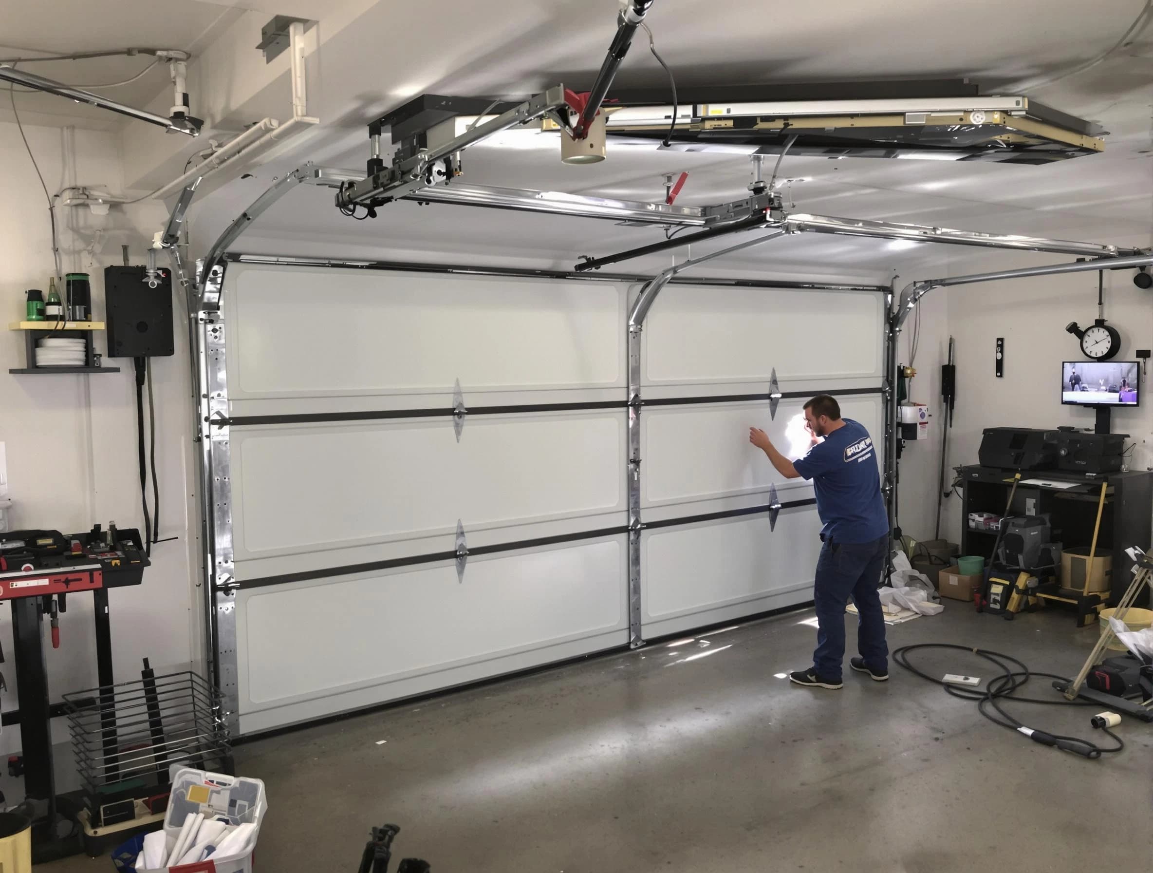 Professional garage door repair service by Millcreek Garage Door Repair in Millcreek