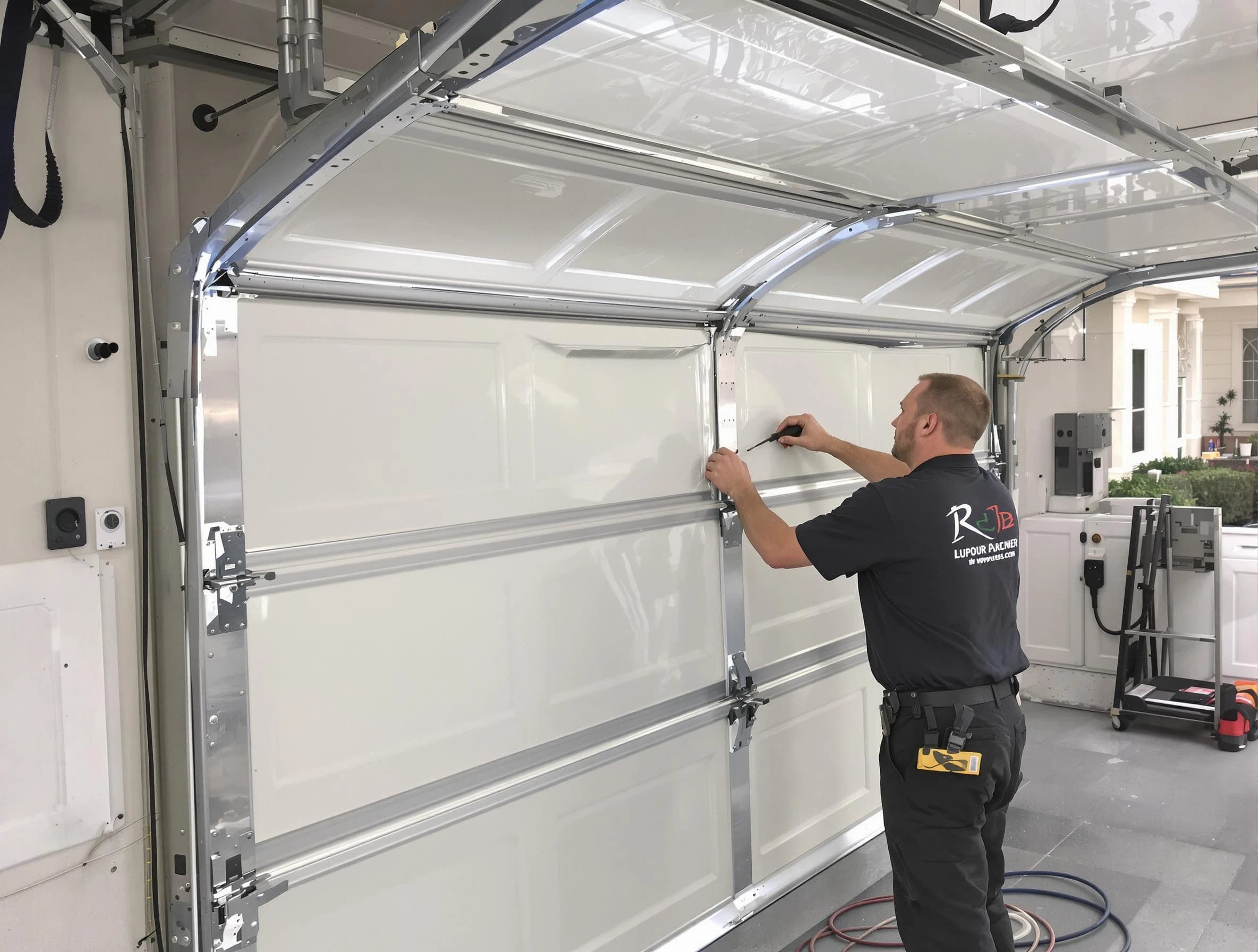 Millcreek Garage Door Repair professional performing panel repair in Millcreek