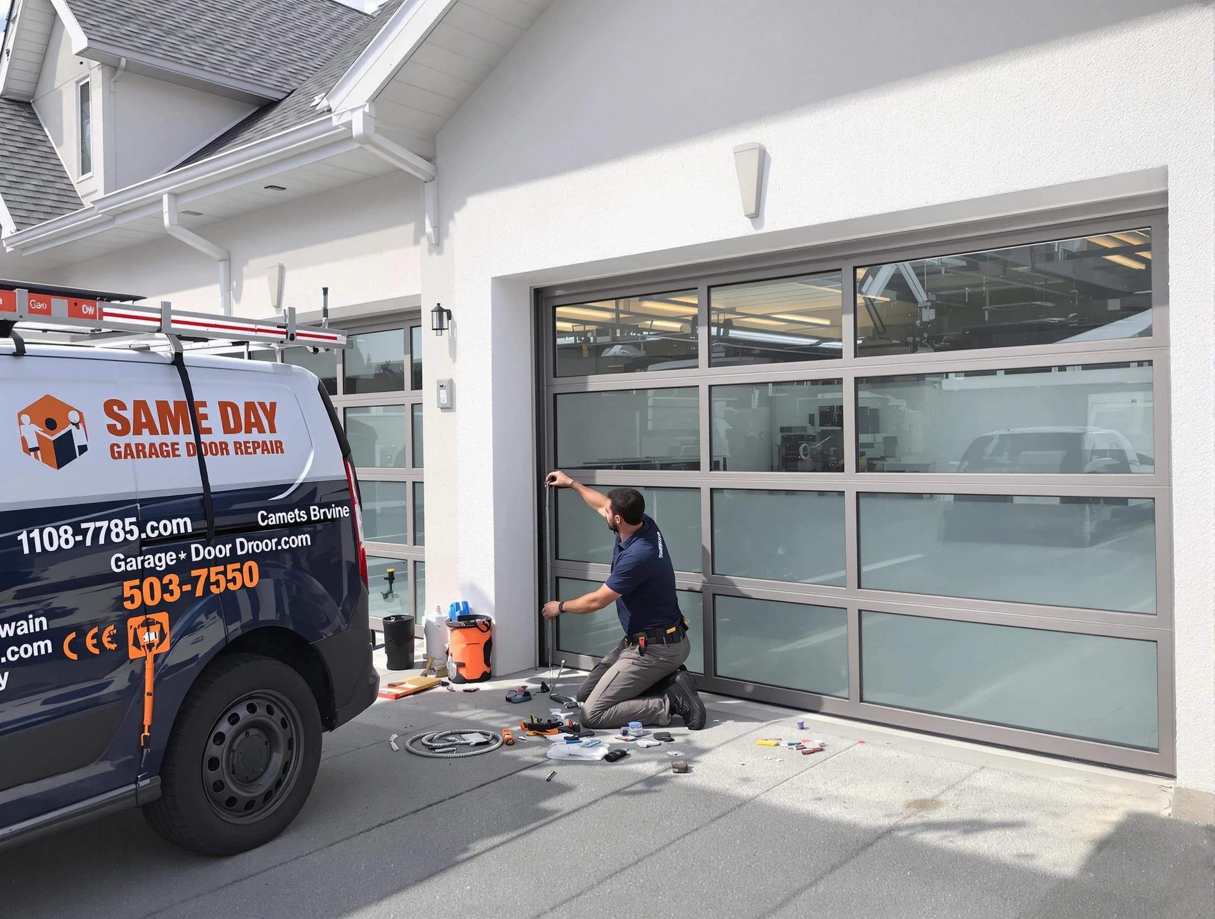 Same-day garage door repair service by Millcreek Garage Door Repair in Millcreek