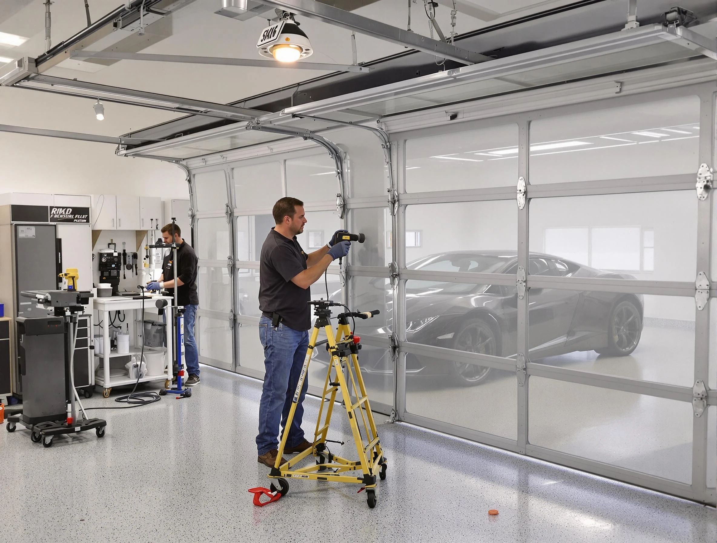 Garage Door Dents Repair in Millcreek