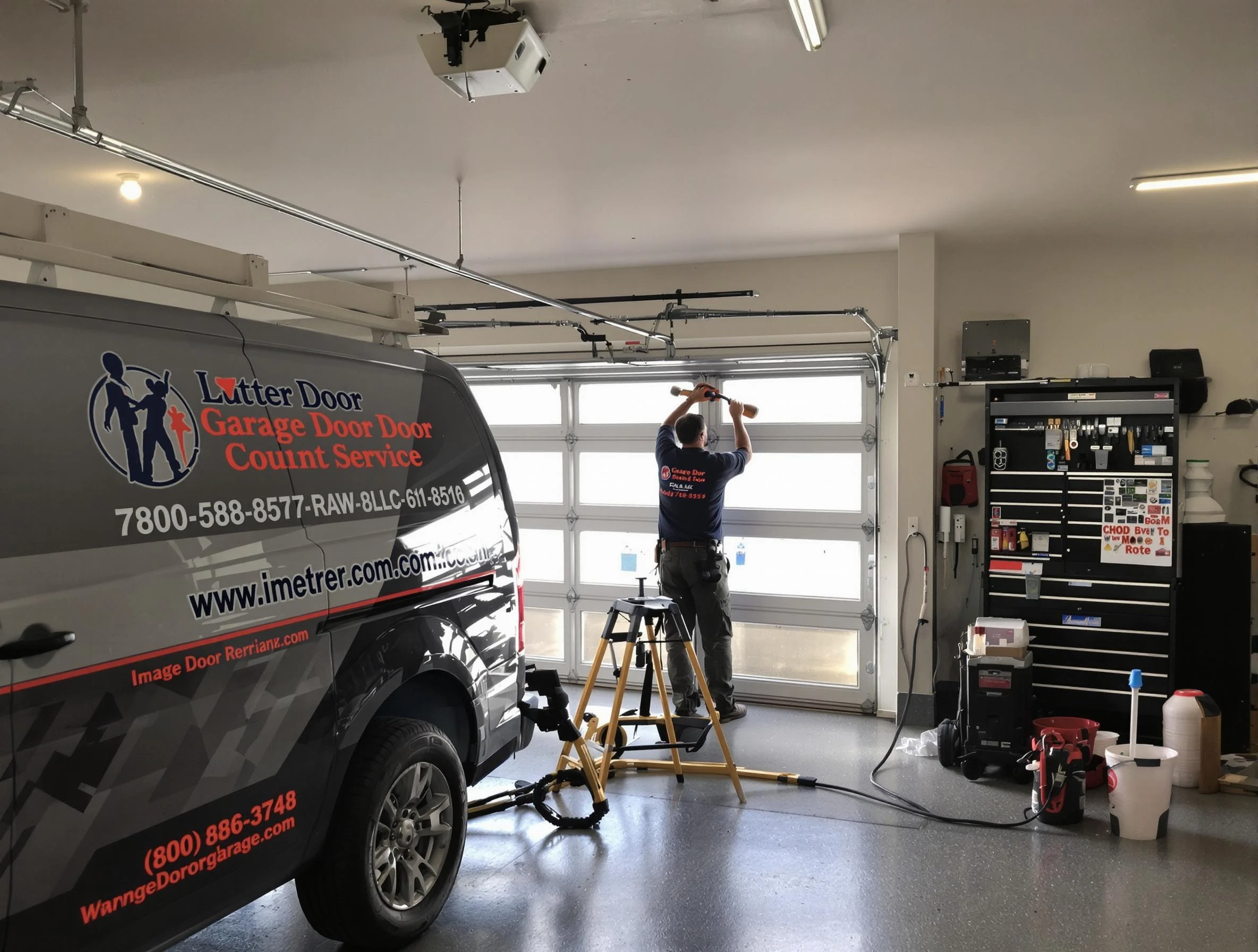 Millcreek Garage Door Repair rapid response team performing same-day repair in Millcreek