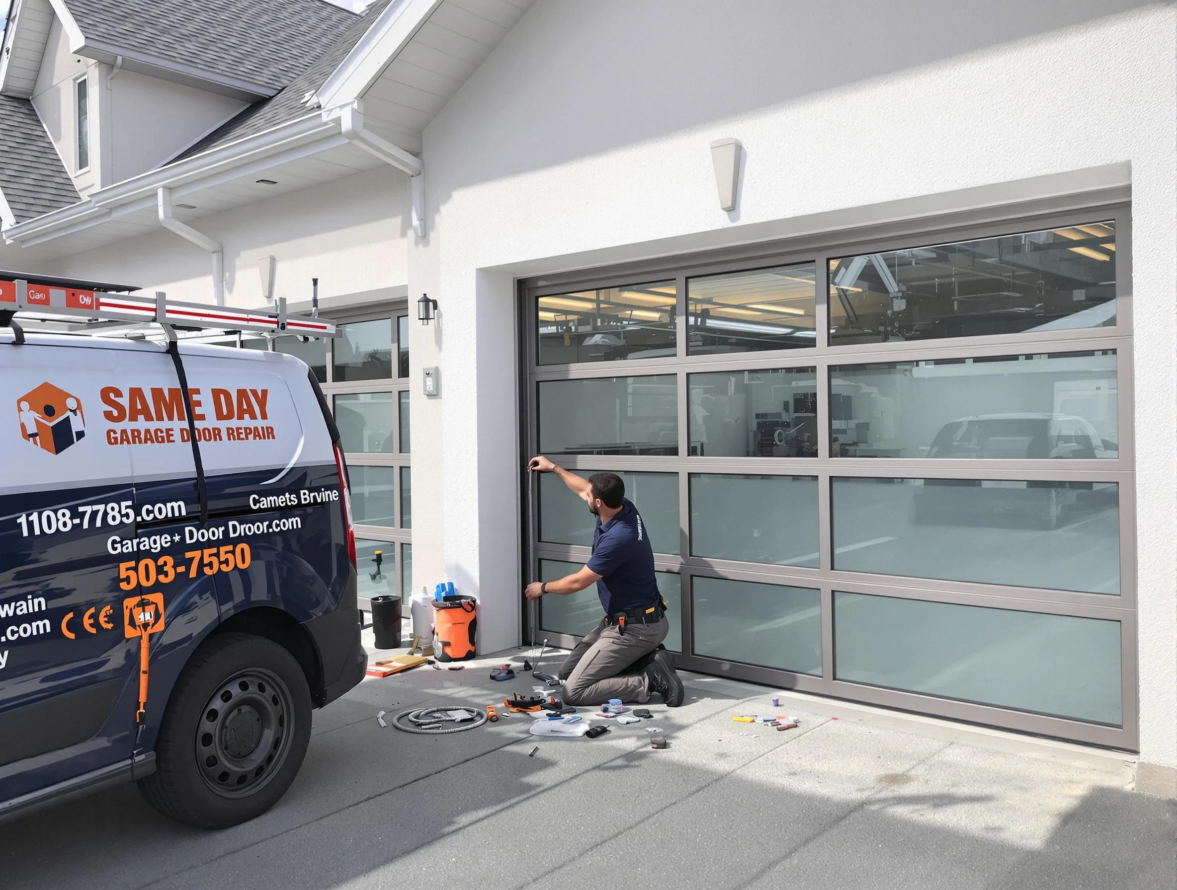 Same-day garage door repair service by Millcreek Garage Door Repair in Millcreek